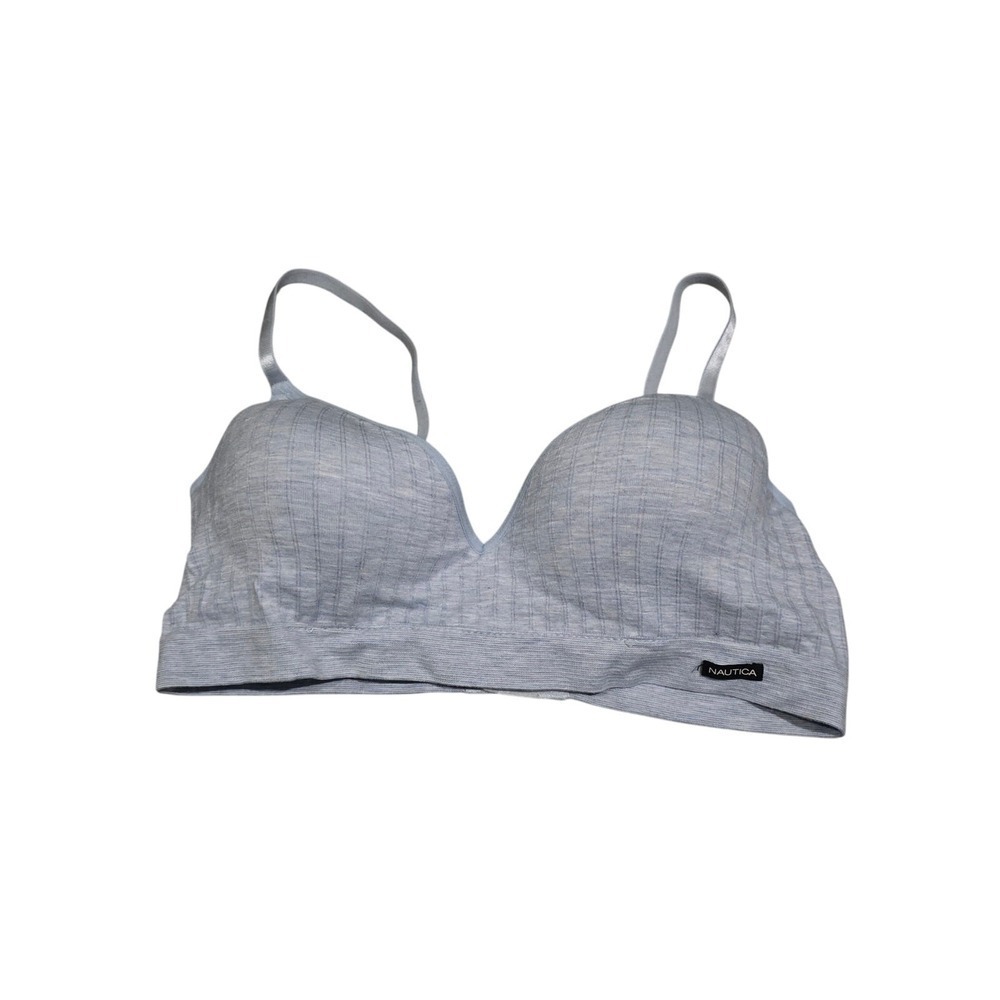 Nautica Bra 36C Womens Blue Underwired Padded Adjustable Straps‎